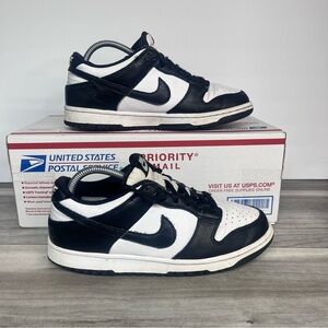 Nike Dunk Low Panda Dunks Big Kids 7Y or Women’s 8.5 Casual Comfy Cool